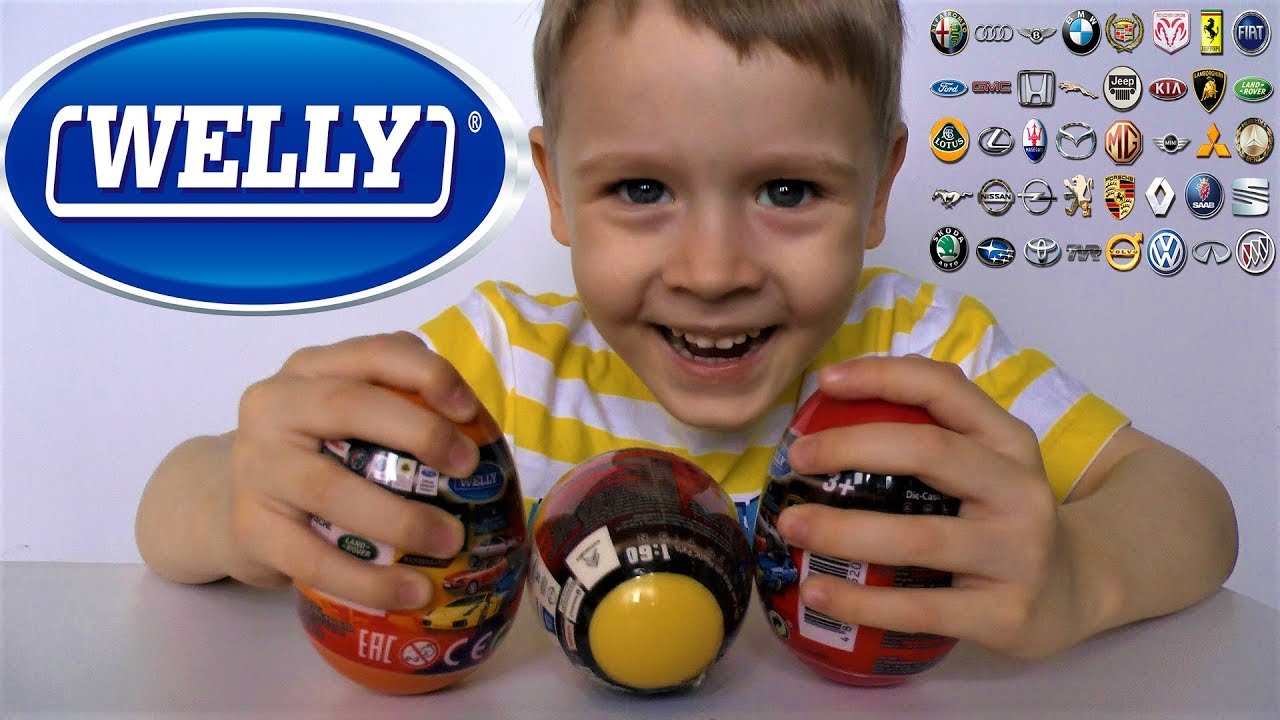 Обзор машинок из сюрпризов welly - Крутые тачки Велли - Игрушки для мальчиков