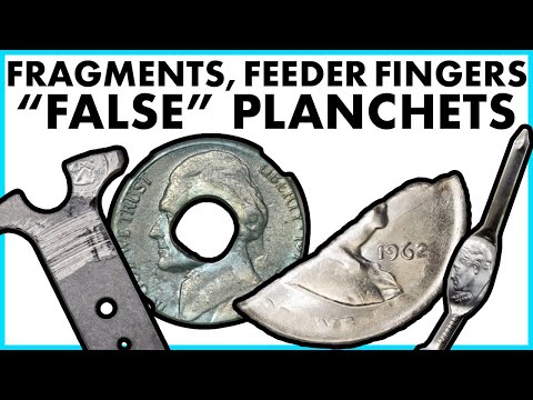 Fragments, False Planchets, and Feeder Finger Coin Error Complete Overview: Values + History + Info