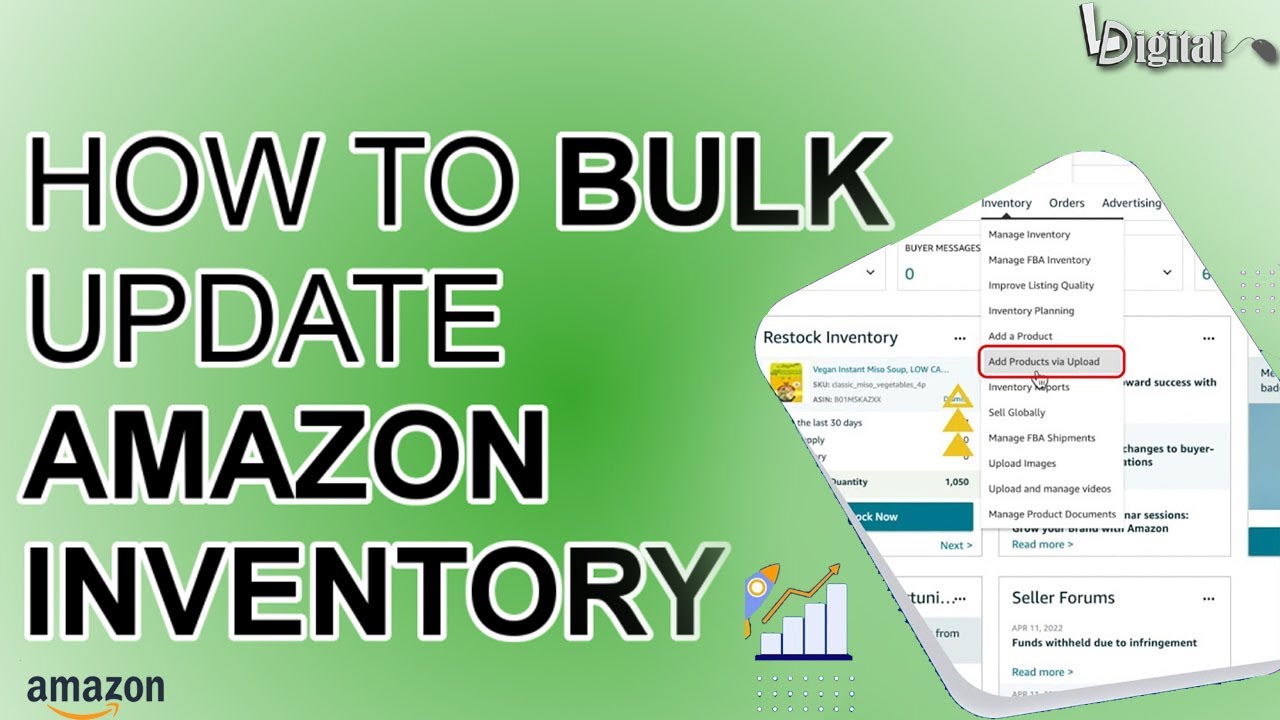How to Upload Bulk Inventory on Amazon Inventory Update Update Bulk