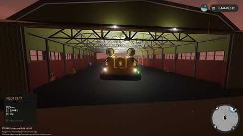 Prototype Hovercraft test drift (Stormworks)