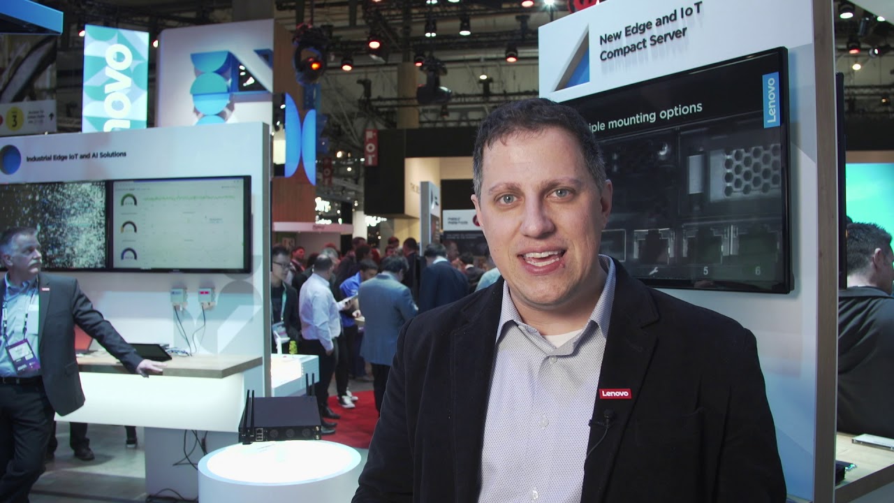 ThinkSystem SE350 In Action at MWC 2019