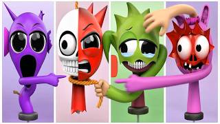 INCREDIBLE SPRUNKI COFFIN DANCE  Tiles Hop EDM Rush 24 #sprunki #coffindance #tileshop screenshot 1