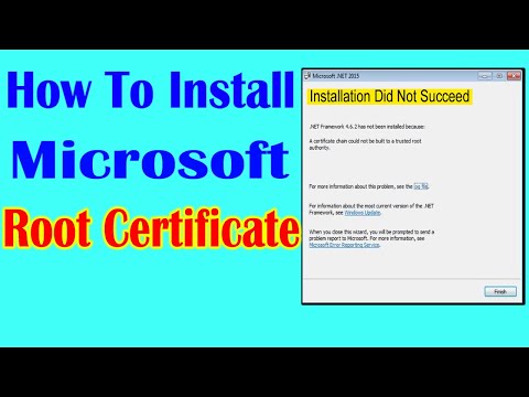 Video: Cara Menginstal Sertifikat Root