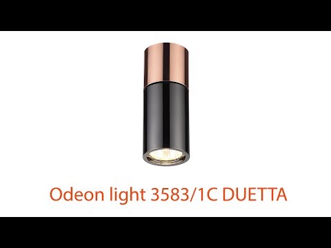 Видеообзор Odeon light 3583/1C DUETTA