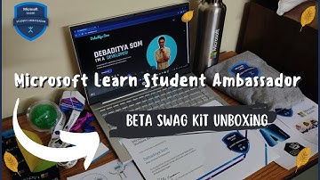 Unboxing Microsoft Learn Student Ambassador Swag Kit | MLSA Beta Kit #microsoft