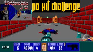 Wolfenstein 3D: No hit challenge! E1F8 100% with commentary