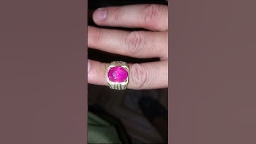 Ruby facet lên nhẫn nam siêu đẹp chuẩn lục yên yên bái #xuhuong #xuhuongyoutube #ruby