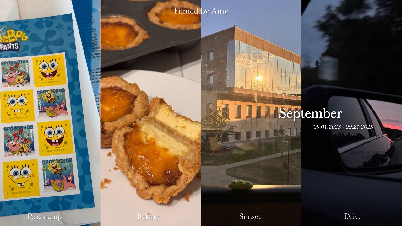 September Vlog | Baking egg tart!