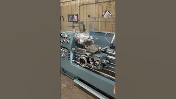 Turning down 7" round on the new#lathe #industrial #kingston #fyp #work