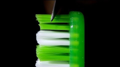 Melting Toothbrush with Hot Knife in Macro | Closeup | Satisfying Video | ASMR | Macro Zoom