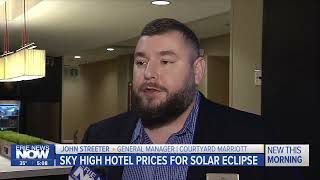 Sky High Hotel Prices for Solar Eclipse Weekend