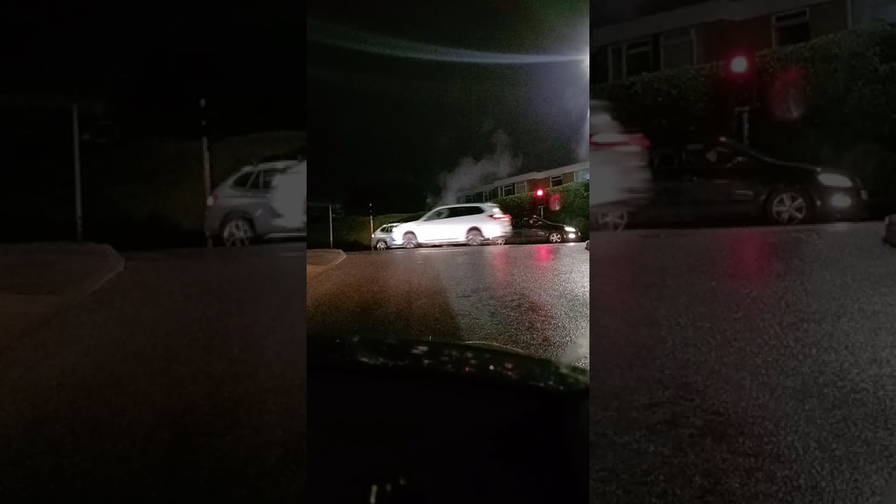 Relaxing POV Drive to Wexham Park Hospital, Night and Rainy | Real Traffic Sounds