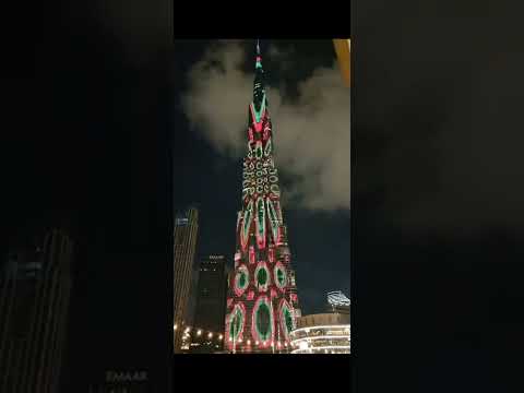 Dubai Burj Khalifa light show #viralshorts Ride it