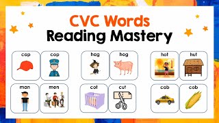 CVC words | Reading for Grade 1 and Kindergarten | Reading Mastery | Lesson 21