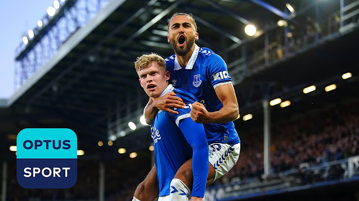 SCENES: Goodison Park ROCKING after Everton BEAT Liverpool putting a dent in their title charge
