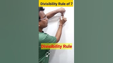Divisibility Rule for 7 || Rule for divisibility || #lakshyagyan