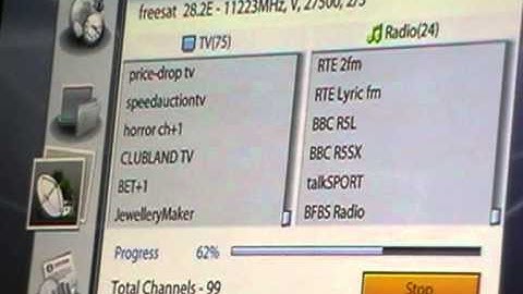 Program the Humax Freesat+ Foxsat HDr Satellite Receiver using Postcodes