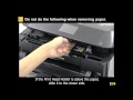 PIXMA MG7520: Removing a jammed paper: inside the printer
