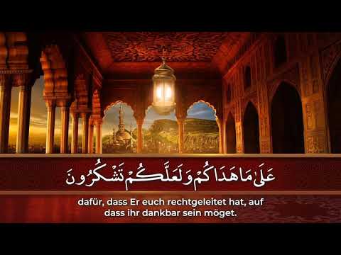 Es ist der Monat Ramadan, in dem der Quran hinabgesandt wurde (2:185)