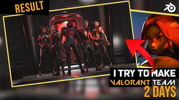 I Try to make my Own 3D Valorant Animation in just 2 Days🔥🔥 // Mr SmX