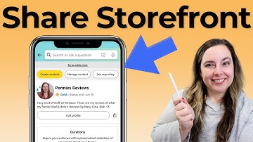 How To Share Your Amazon Influencer Storefront (Mobile App)