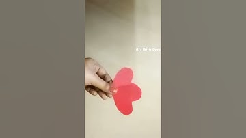 Heart Card | Pop up card | 3D popup card | popup heart box #Shorts