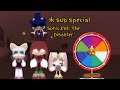 The wheel of shame  sonicexe the disaster  part 3  mobile  1k subs special roblox