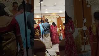 kanaa serial actress Dharshana Ashokan betrothal video l#Master Unni family function l#shorts