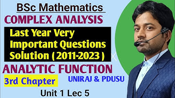 Complex Analysis | Bsc Final Year | Milne Tomson Method - Examples & Questions | by Pk Sharma