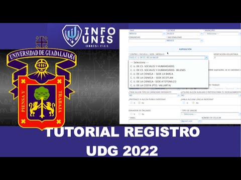 Tutorial de Registro UDG 2022