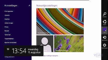 1-1 - Windows 8.1 - Charms en charmbalk