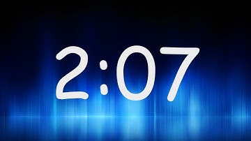 2:07 Minutes Timer / Countdown from 2min 7sec
