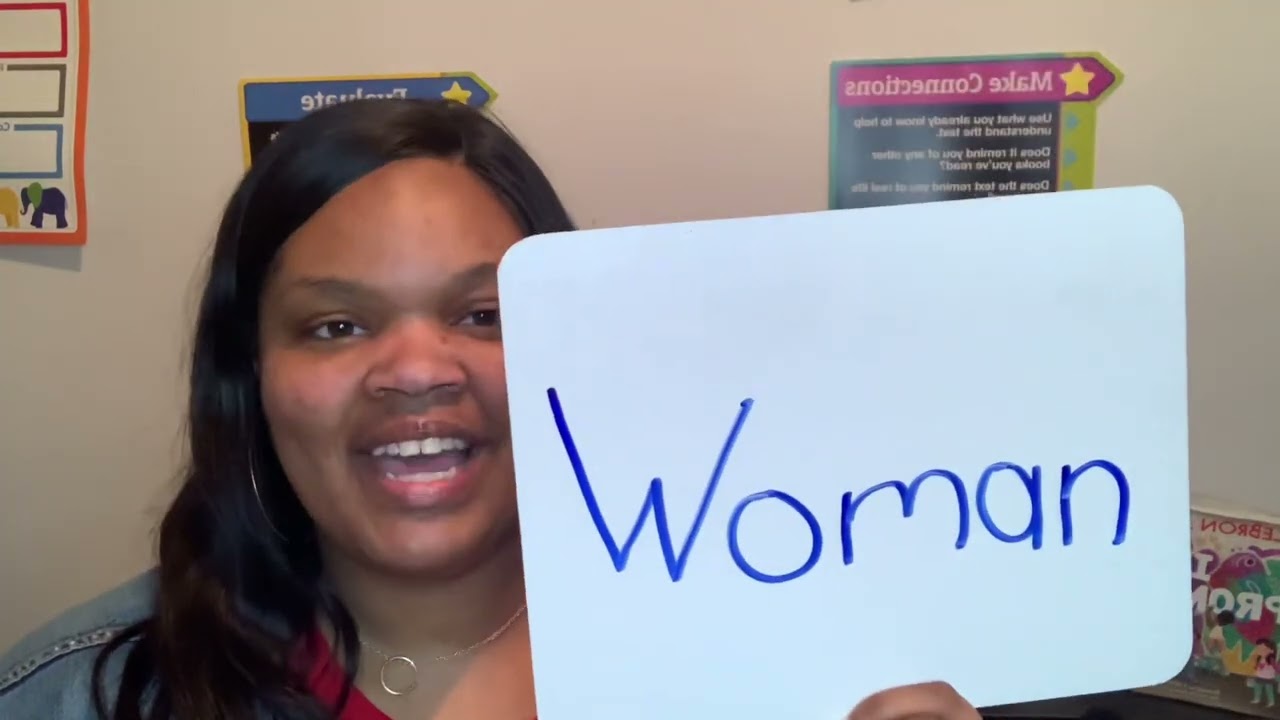One Minute Language Arts Lesson-Woman Vs. Women