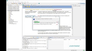 How to connect Emprog to TouchGFX Designer