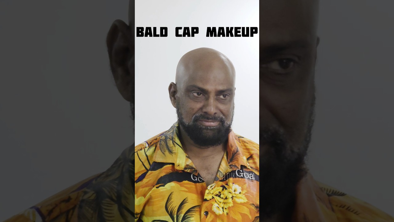 Bald cap applying video 