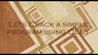 Introduction for Cracking using OLLYDBG