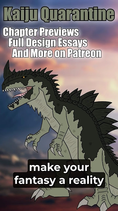 How to make an ICONIC Kaiju like Godzilla #shorts