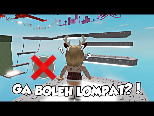 NO JUMP!! 😬 GA BOLEH LOMPAT SELAMA MAIN OBBY !😵 Emangnya Bisa?? 🤔 | ROBLOX INDONESIA 🇮🇩 | class=