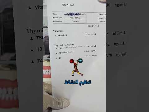 شرح تحليل الغدة الدرقية  3 4 بطريقة بسيطة ومفهومة للجميع
