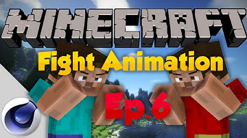Minecraft Fighting Animation Tutorial - Episode 6 (Cinema4D)