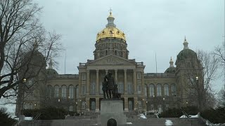 Images of Iowa's State Capitol ahead of voting in the Iowa Caucuses | AFP
