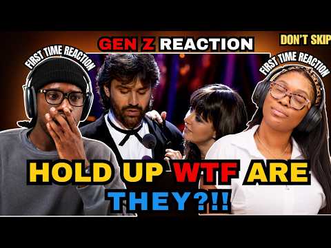 HOLD UP WTF ARE THEY?!! | Sarah Brightman & Andrea Bocelli - Time To Say Goodbye 2 | #reaction