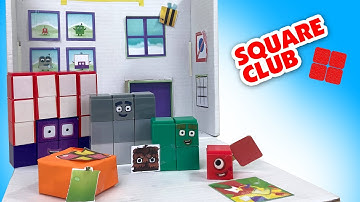 Numberblocks Square Club : The Squares Welcome a New Member || Keith