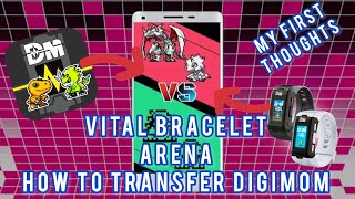 Vital Bracelet Arena - How To Transfer Digimon - First Thoughts screenshot 5