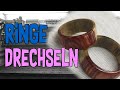 Ringe herstellen mit Drechselbank ohne Bausatz