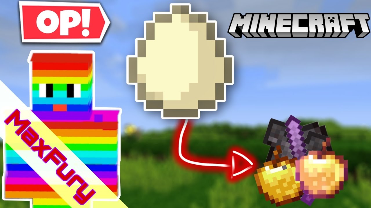 Minecraft but egg drop op items.🥚🐣🐥 - YouTube