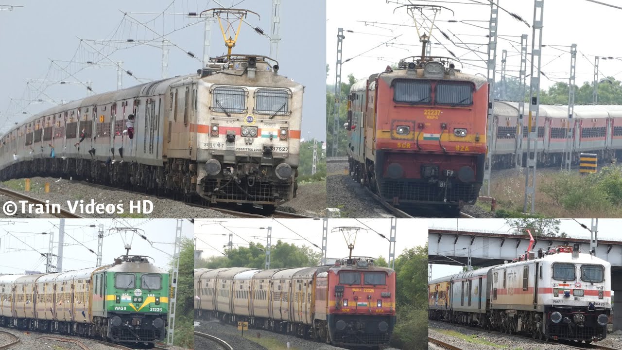 1ST Electric RUN Tapovan & Devagiri Express | Electric TRAINS in Nanded Division | Indian Railways