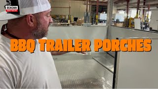 BBQ Trailers and different size porches to choose from | Food Trailers | Concession Trailers