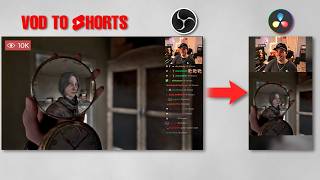 How To Edit Stream VOD into YouTube Shorts (Clips) in Davinci Resolve