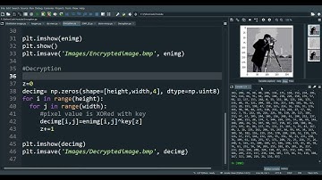 Chaotic based image encryption - Part 1 || substitution || python